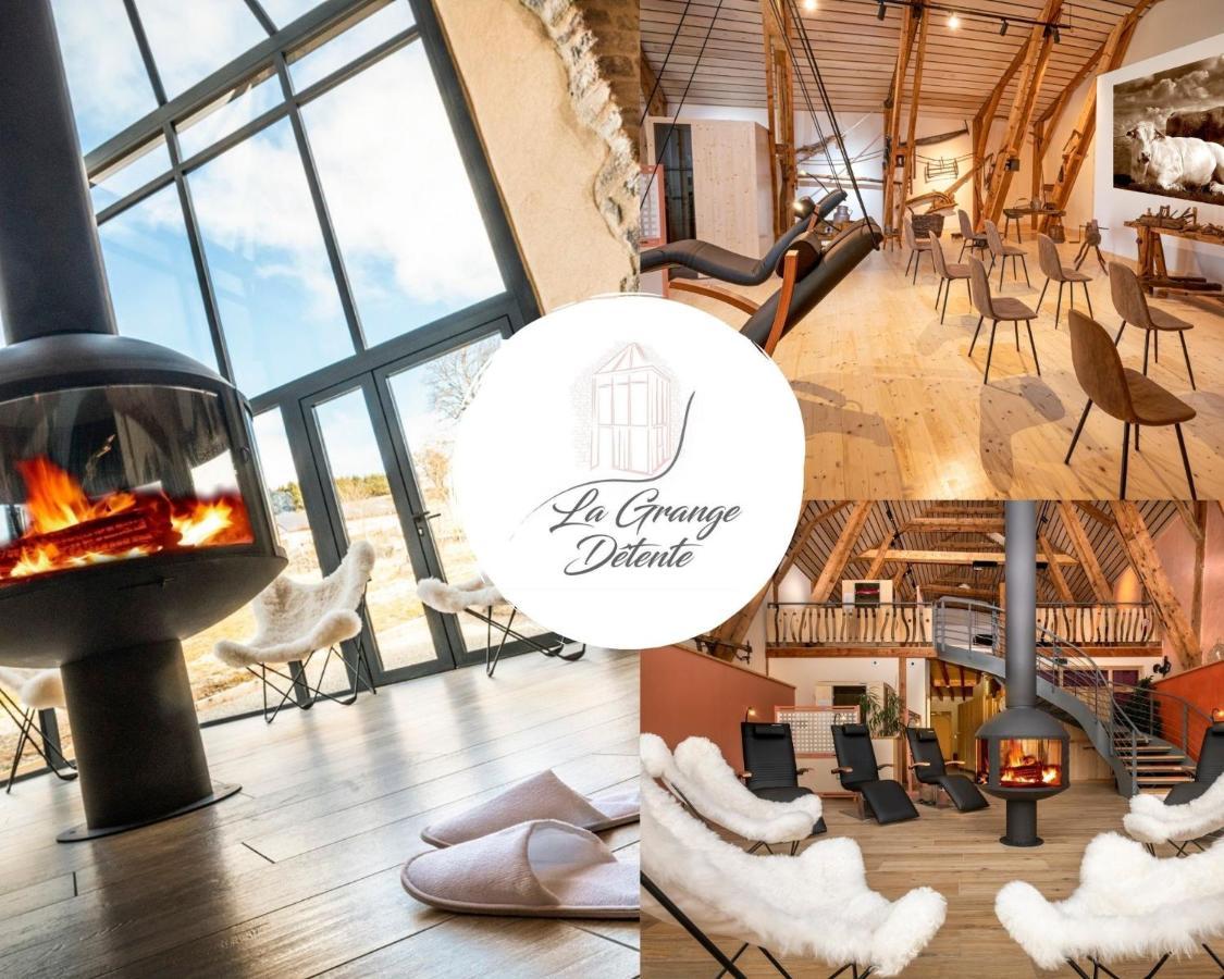 Hotel Restaurant De La Poste Et La Grange Detente, Espace Bien-Etre Châteauneuf-de-Randon 外观 照片