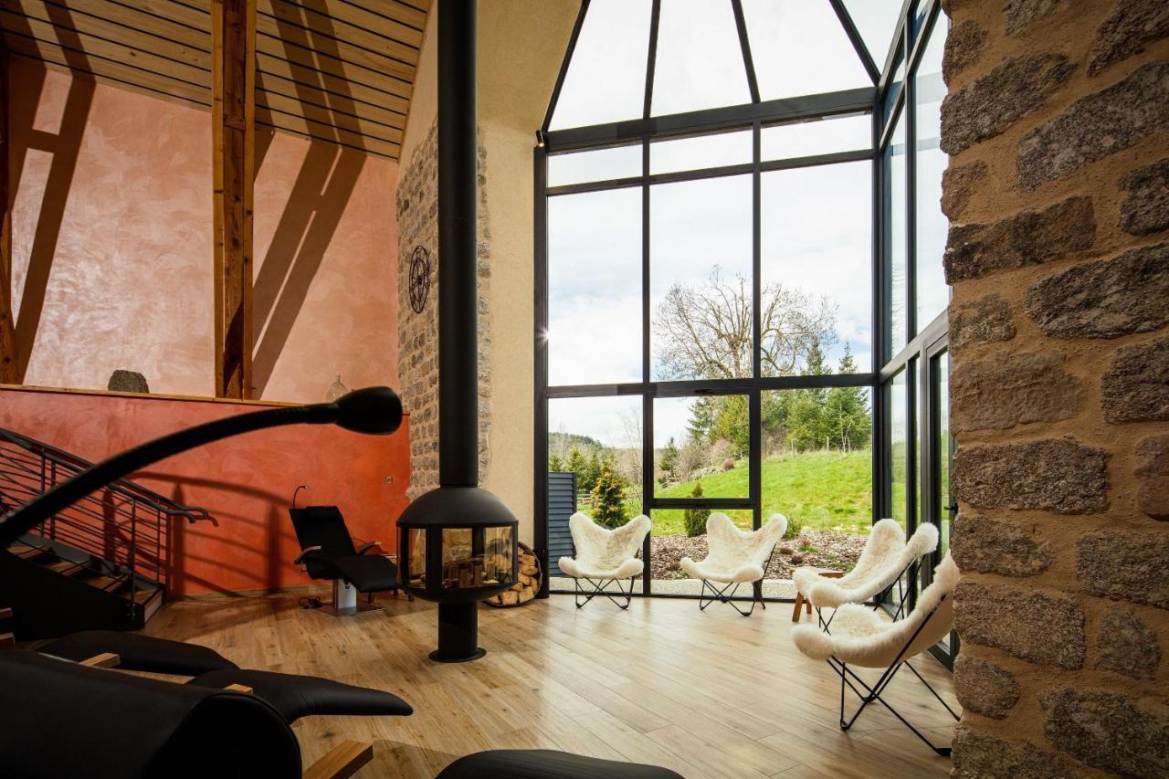 Hotel Restaurant De La Poste Et La Grange Detente, Espace Bien-Etre Châteauneuf-de-Randon 外观 照片
