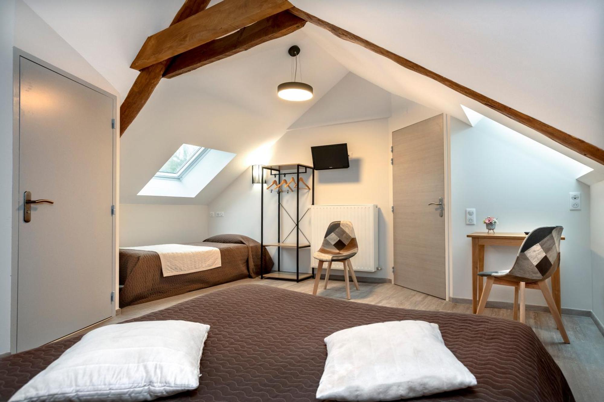 Hotel Restaurant De La Poste Et La Grange Detente, Espace Bien-Etre Châteauneuf-de-Randon 客房 照片
