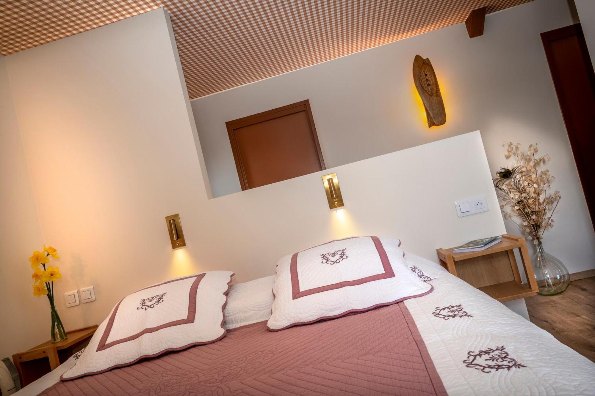 Hotel Restaurant De La Poste Et La Grange Detente, Espace Bien-Etre Châteauneuf-de-Randon 客房 照片